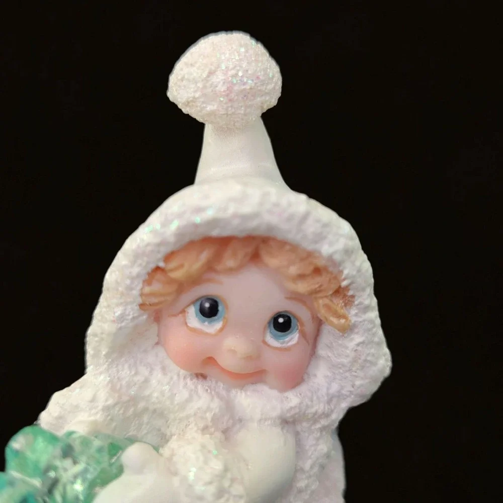 Dreamsicle Northern Lights‎ Love Some Bunny and Little Snowflake 2 Figurines Vtg